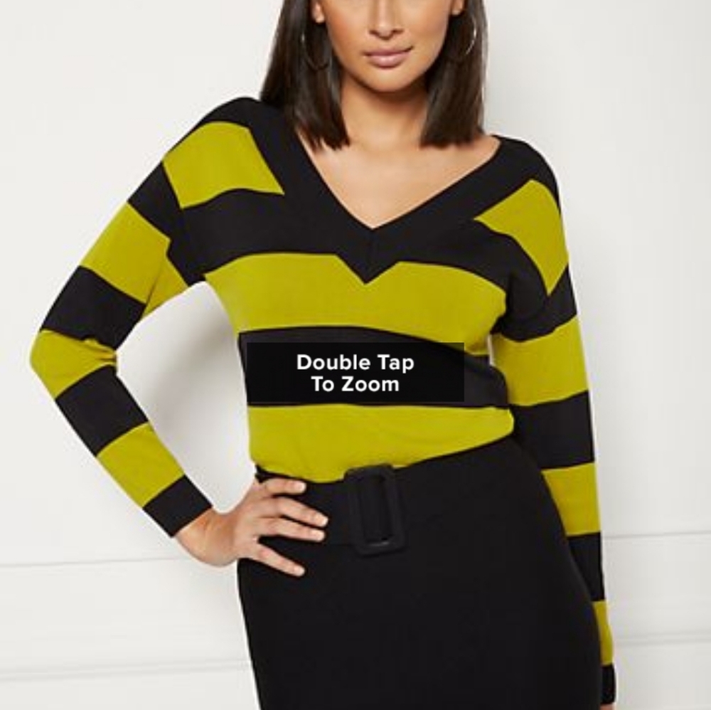 New york & Company belted sweater